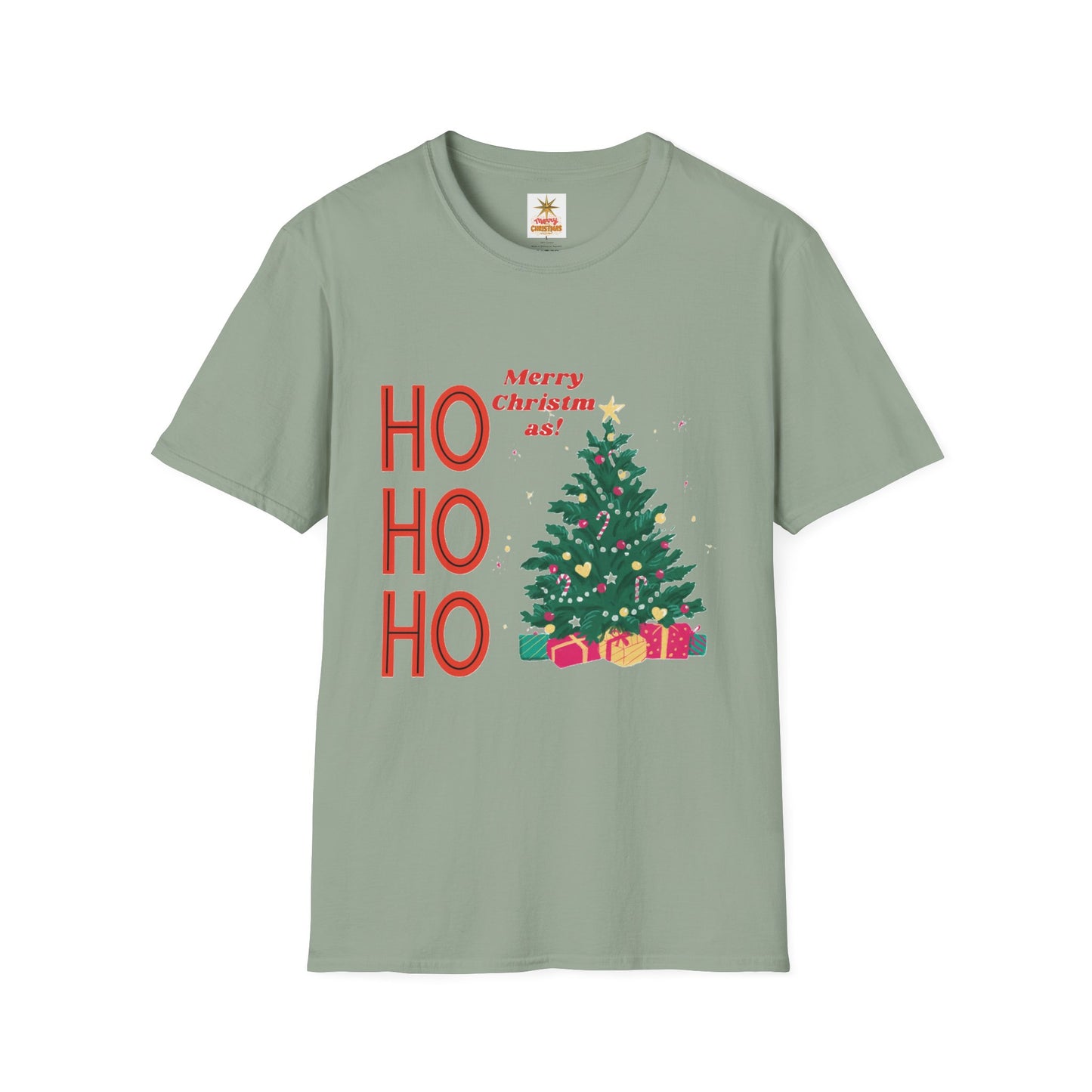 "Festive Christmas Unisex Softstyle T-Shirt | Exclusive Artify Design Holiday Apparel"