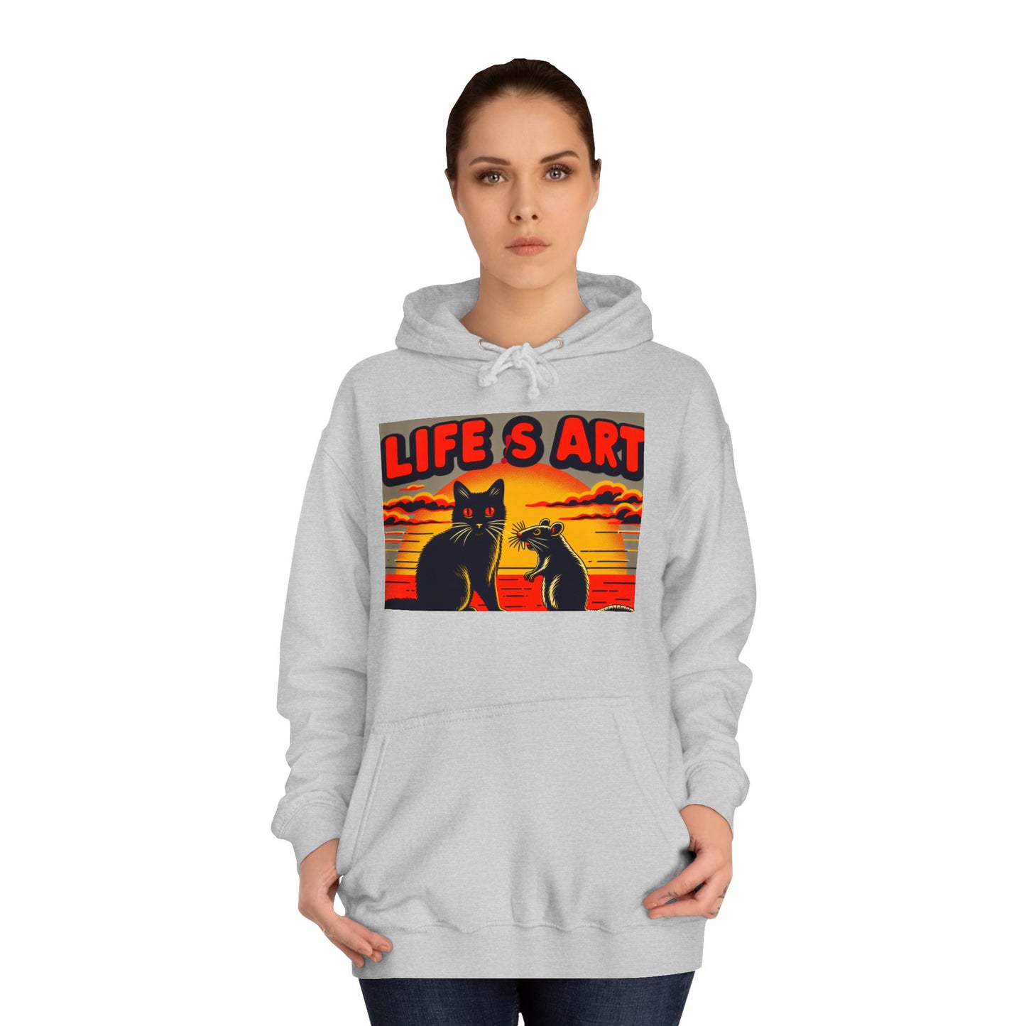 Stylish College Hoodie | Customizable Comfort for Everyone