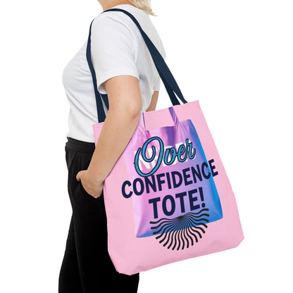 Over Confidence Tote Bag - Stylish & Fun Carryall for Self-Expression