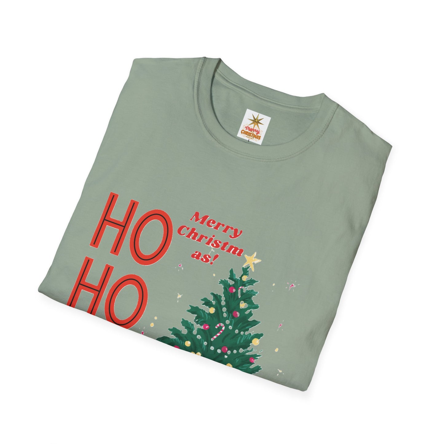 "Festive Christmas Unisex Softstyle T-Shirt | Exclusive Artify Design Holiday Apparel"