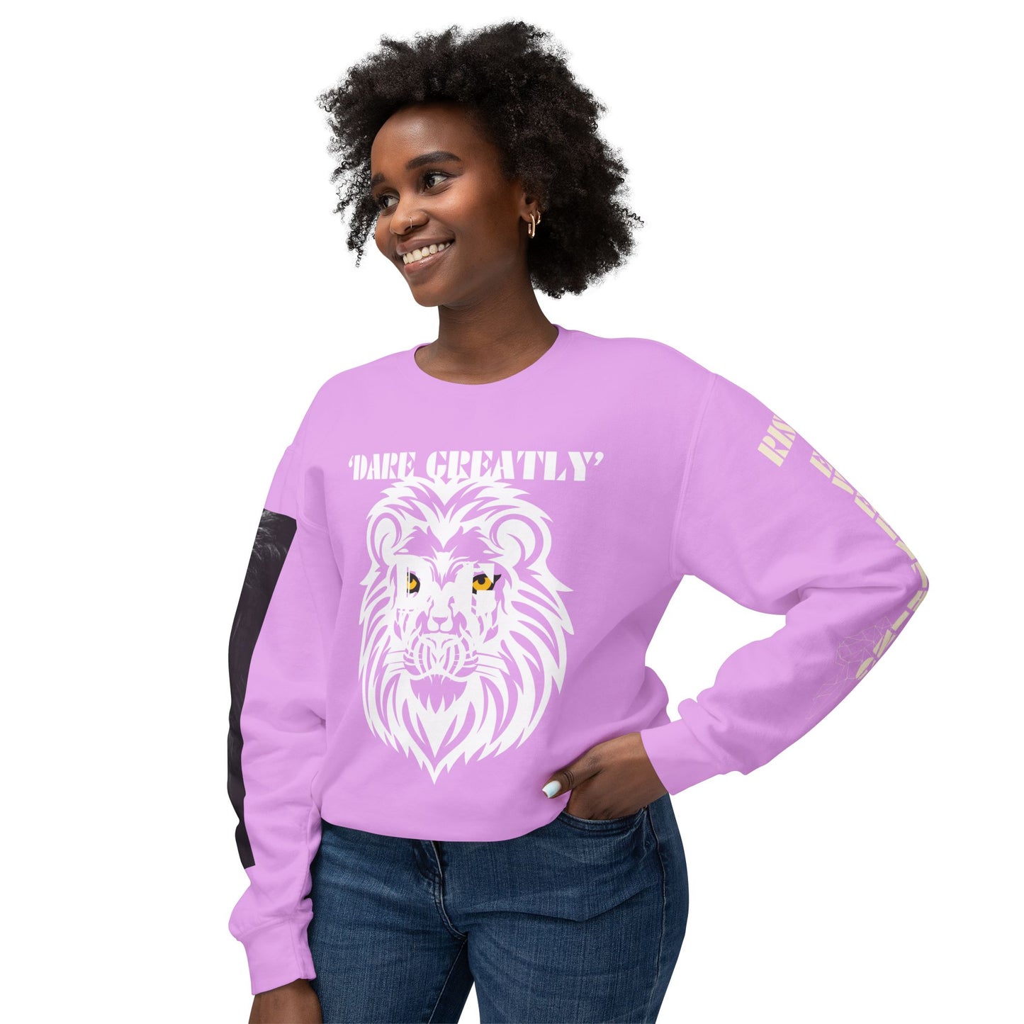 Unisex Lightweight Crewneck Sweatshirt | Graphic Design Comfortable for Everyone