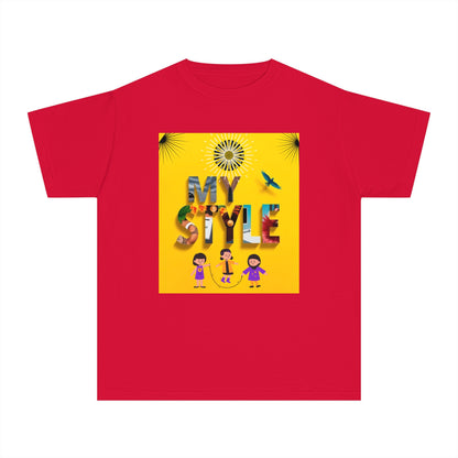 Youth Midweight Tee | Colorful Graphic Design