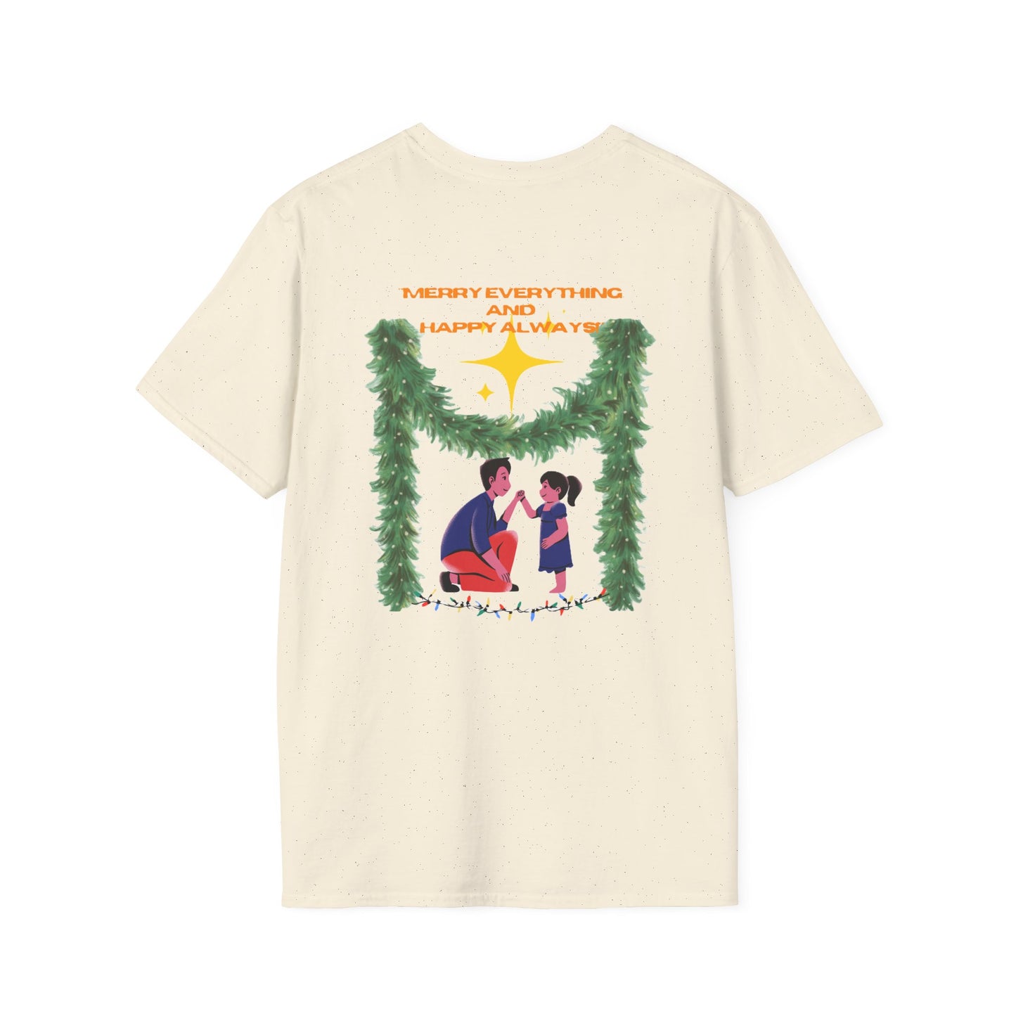 "Festive Christmas Unisex Softstyle T-Shirt | Exclusive Artify Design Holiday Apparel"