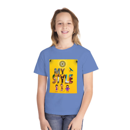 Youth Midweight Tee | Colorful Graphic Design