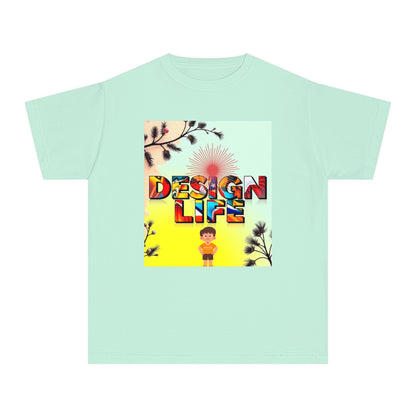 Youth Midweight Tee | Colorful Graphic Design