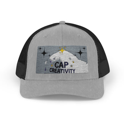 Snapback Trucker Hat - Stylish & Inspirational Gear | Graphic Design Creative Cap