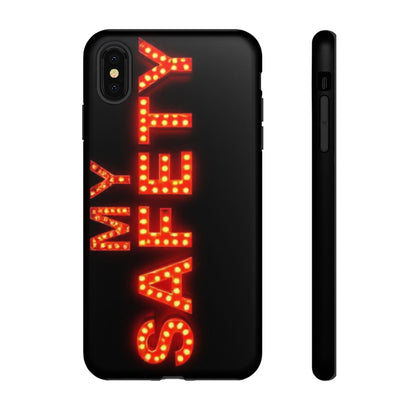 Vibrant Phone Case: 'MY SAFETY' Design for Protection and Style