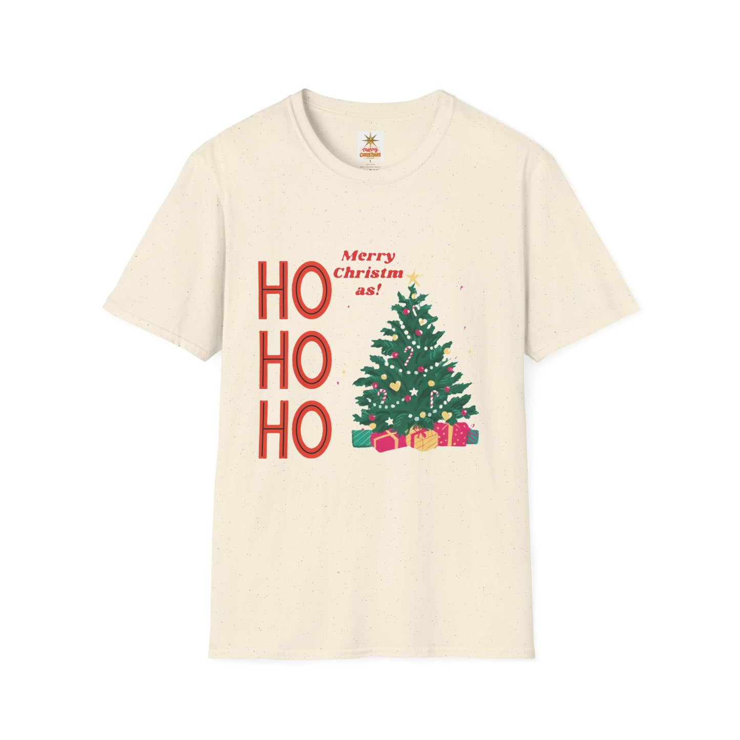 "Festive Christmas Unisex Softstyle T-Shirt | Exclusive Artify Design Holiday Apparel"