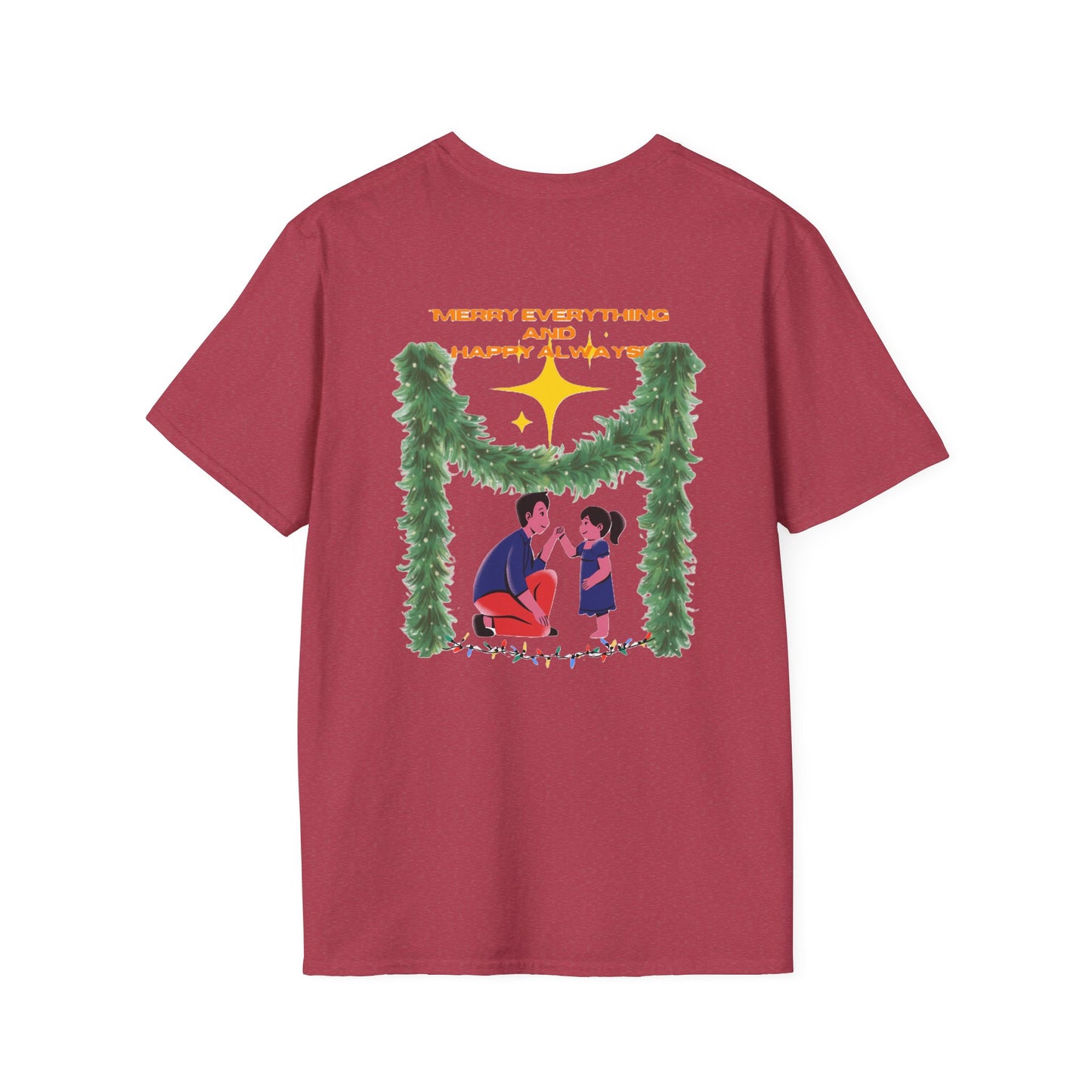 "Festive Christmas Unisex Softstyle T-Shirt | Exclusive Artify Design Holiday Apparel"