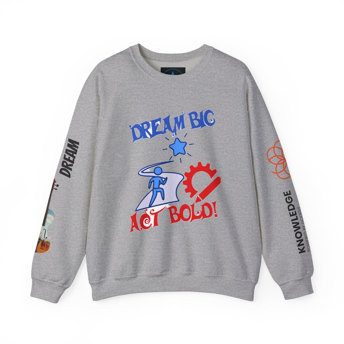 Unisex Heavy Blend Crewneck Sweatshirt | Youth Inspiring Graphic Design