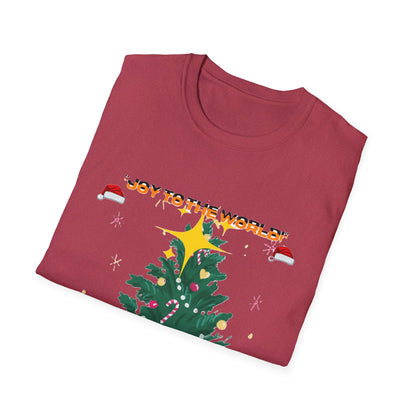 "Festive Christmas Unisex Softstyle T-Shirt | Exclusive Artify Design Holiday Apparel"