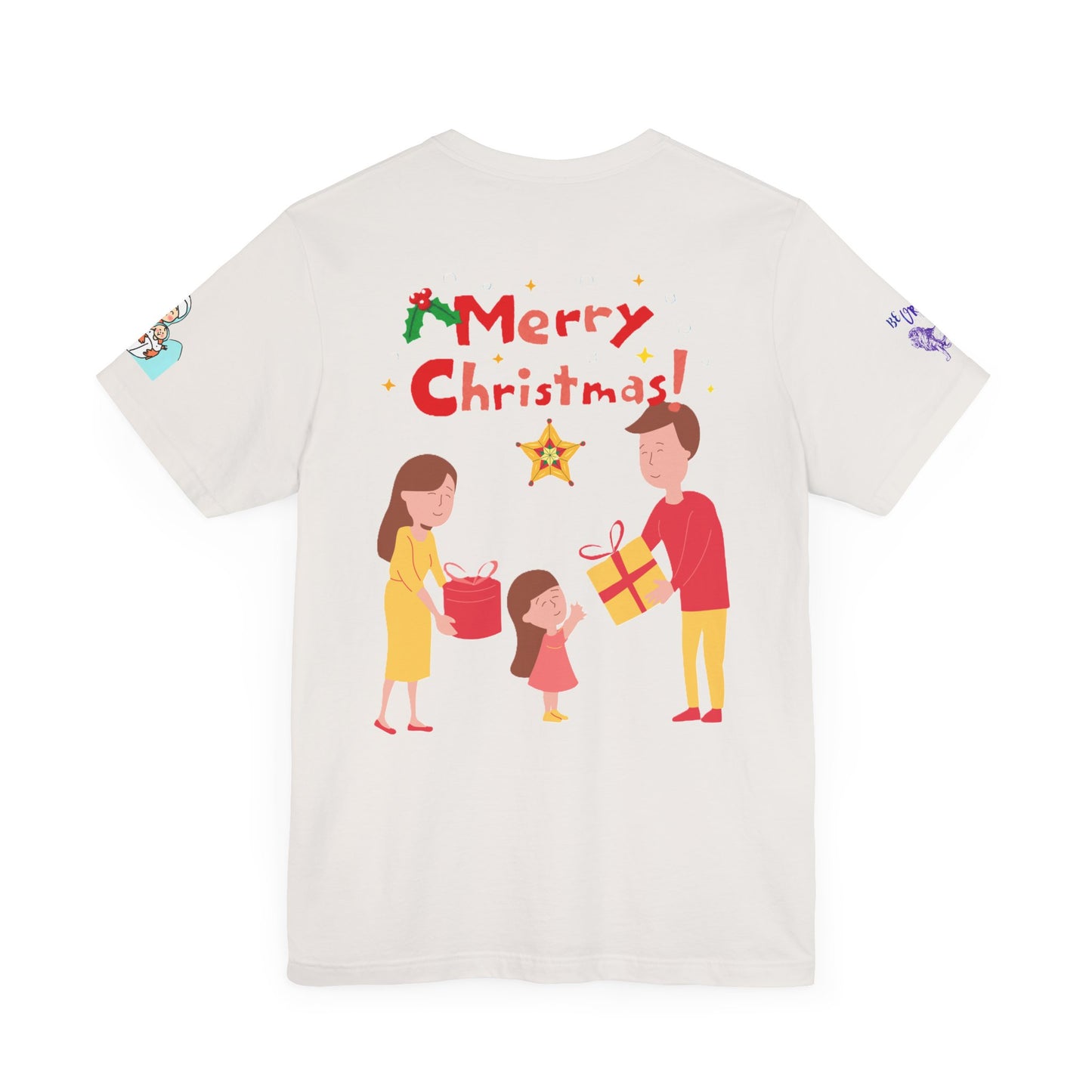 Merry Christmas Unisex Tee | Unique Graphic for Holiday by Artify Wear, OZAN Digital