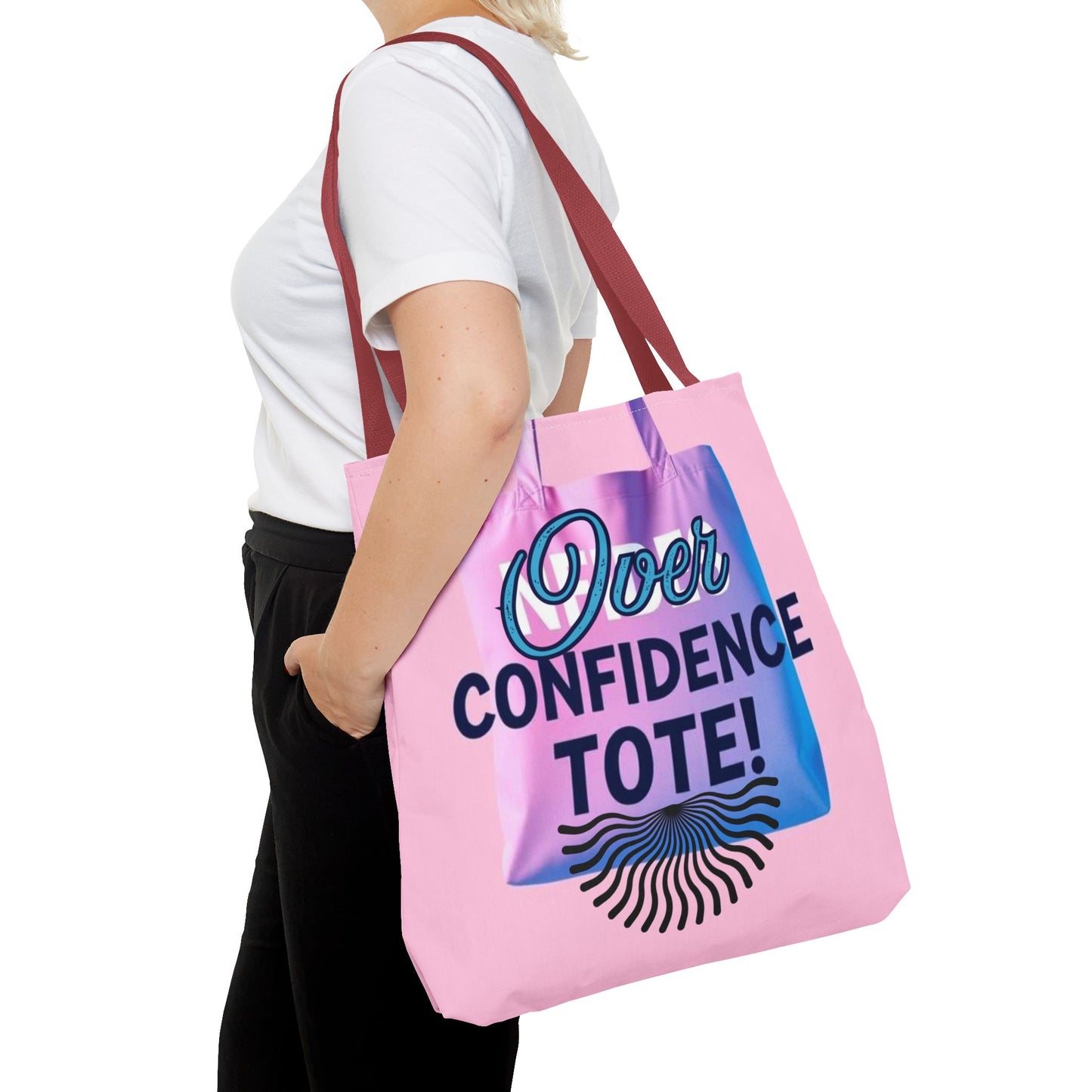 Over Confidence Tote Bag - Stylish & Fun Carryall for Self-Expression