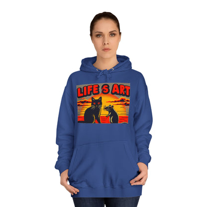 Stylish College Hoodie | Customizable Comfort for Everyone