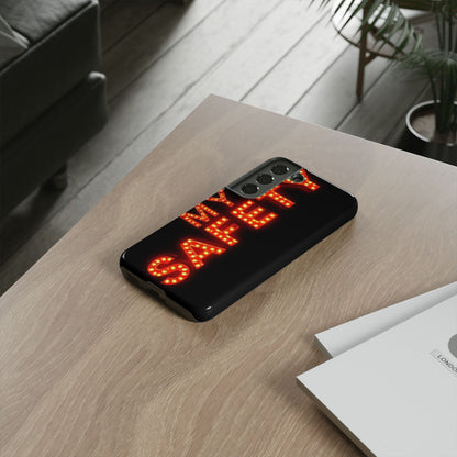 Vibrant Phone Case: 'MY SAFETY' Design for Protection and Style