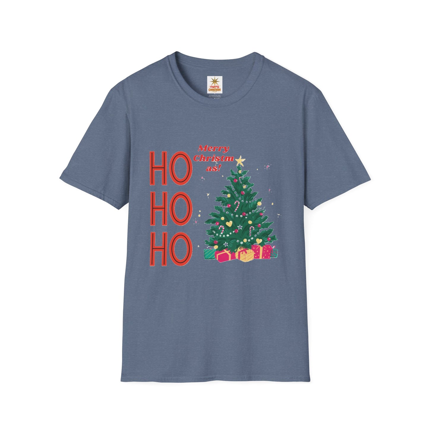 "Festive Christmas Unisex Softstyle T-Shirt | Exclusive Artify Design Holiday Apparel"