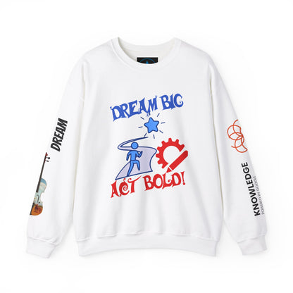 Unisex Heavy Blend Crewneck Sweatshirt | Youth Inspiring Graphic Design