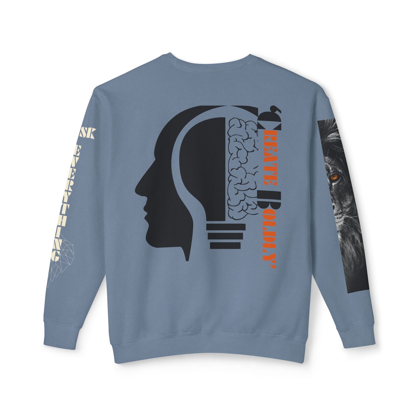 Unisex Lightweight Crewneck Sweatshirt | Graphic Design Comfortable for Everyone