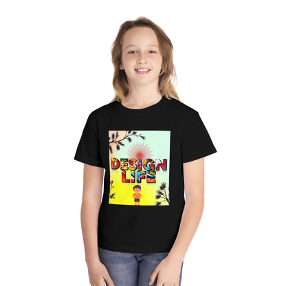 Youth Midweight Tee | Colorful Graphic Design