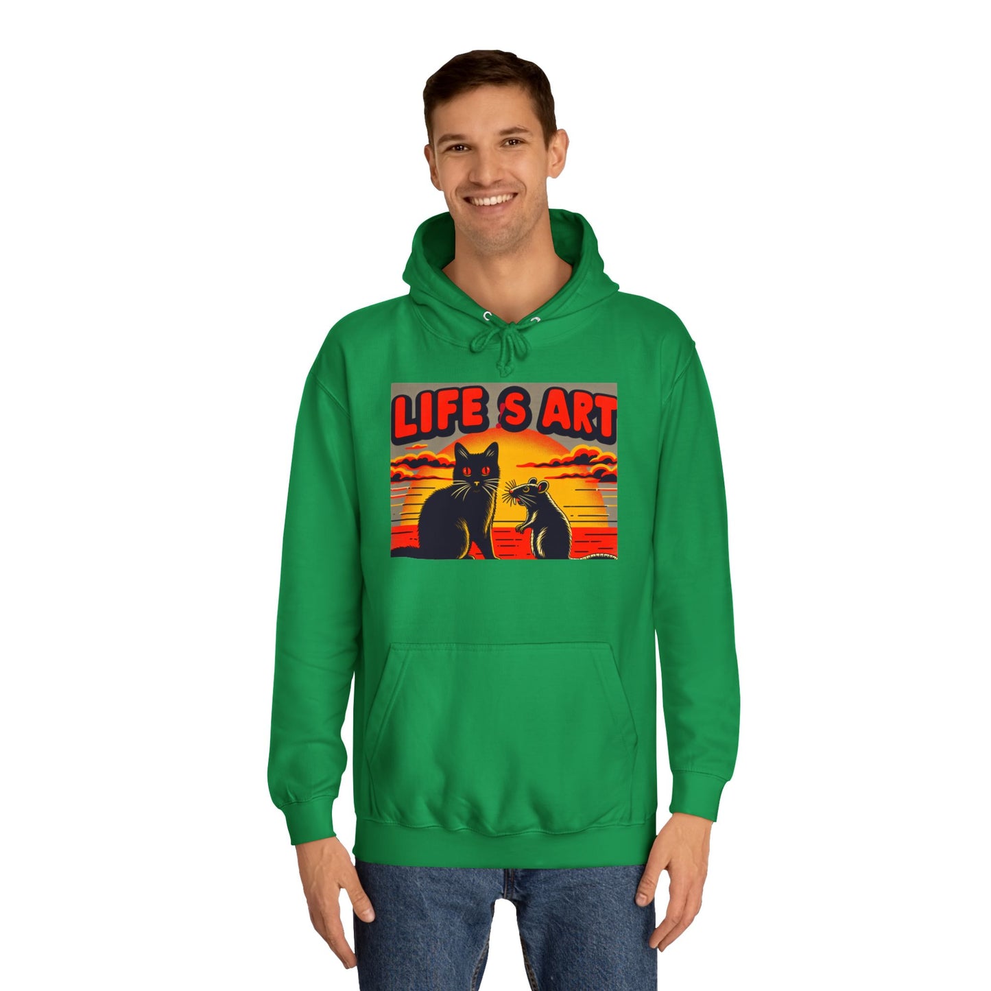 Stylish College Hoodie | Customizable Comfort for Everyone