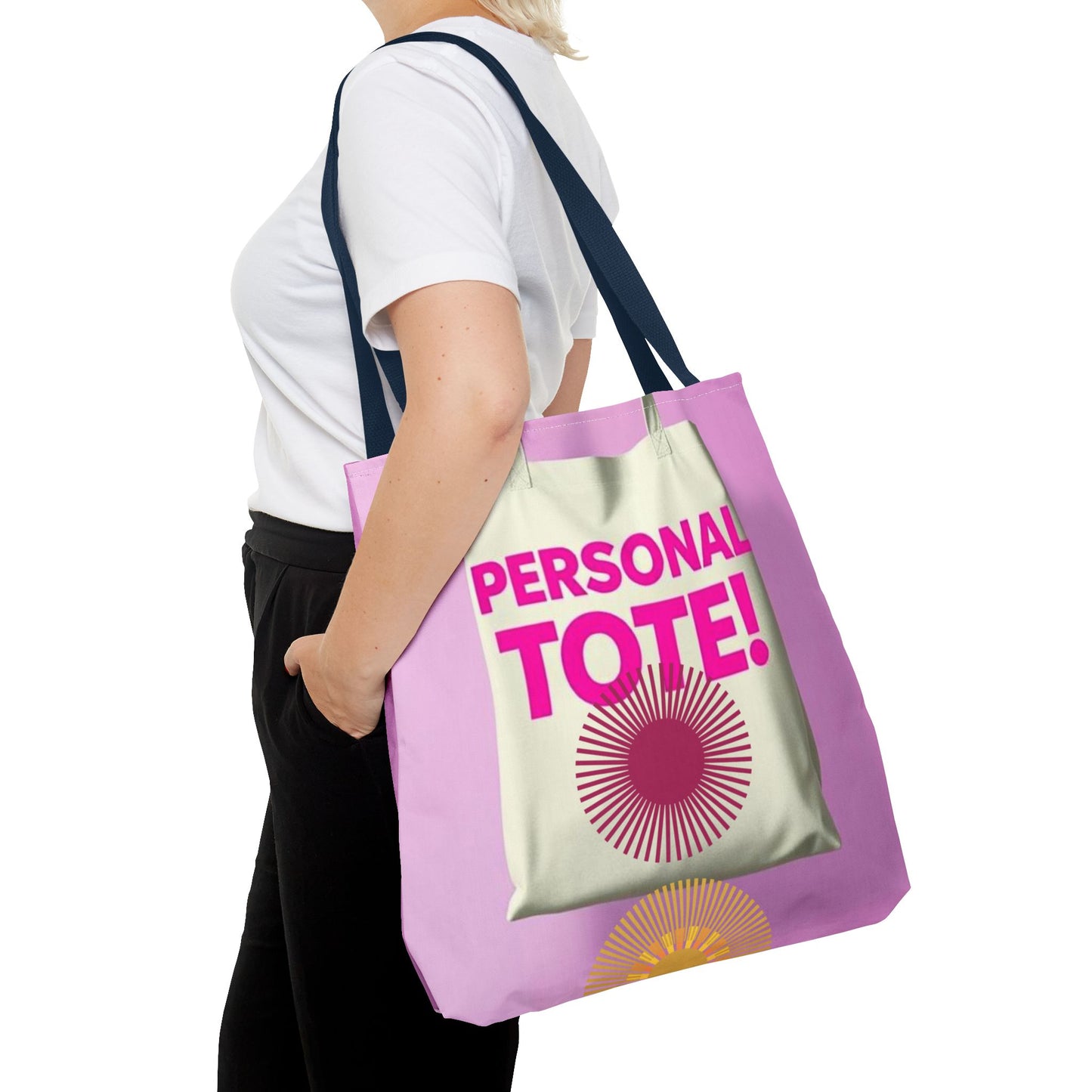 Personal Tote Bag - Vibrant & Fun Large Carry-All for Everyday Use