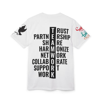 Funny Tee: Unisex Cut & Sew Tee (AOP)