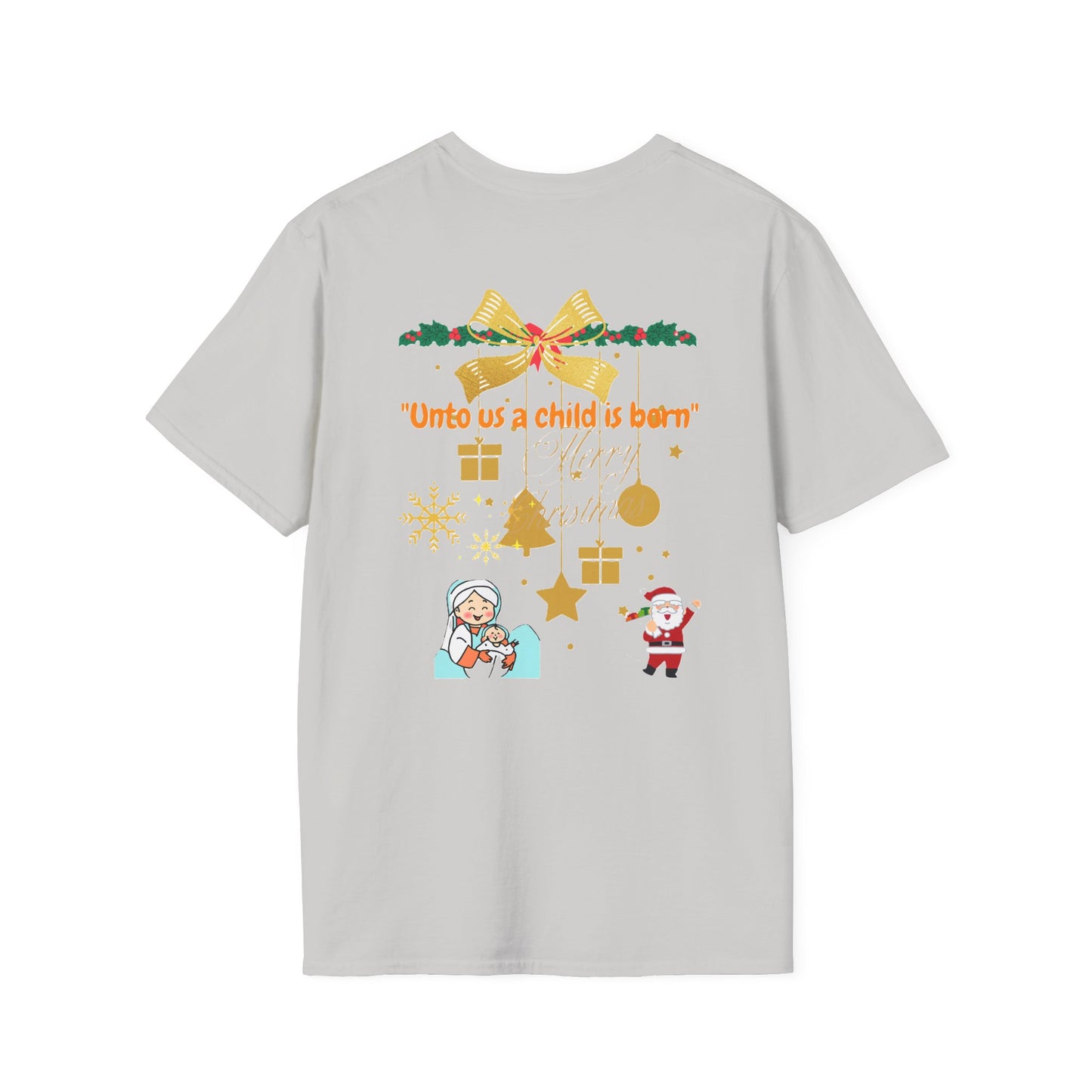 "Festive Christmas Unisex Softstyle T-Shirt | Exclusive Artify Design Holiday Apparel"