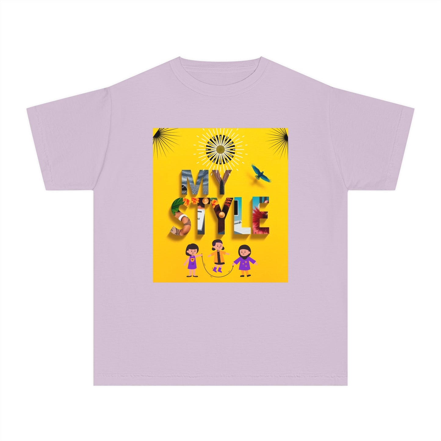 Youth Midweight Tee | Colorful Graphic Design