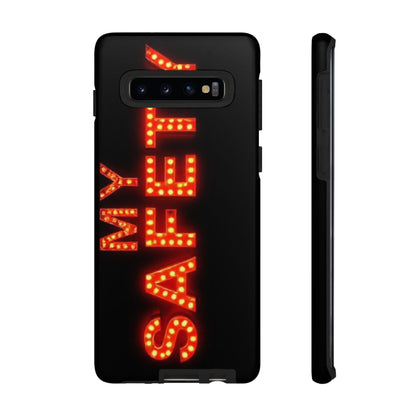 Vibrant Phone Case: 'MY SAFETY' Design for Protection and Style