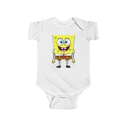 White soft baby bodysuit made from 100% combed ringspun cotton for ultimate comfort and durability.