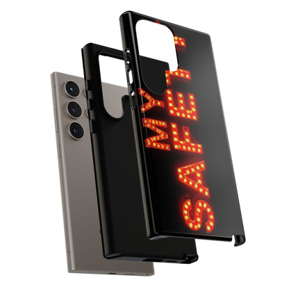 Vibrant Phone Case: 'MY SAFETY' Design for Protection and Style