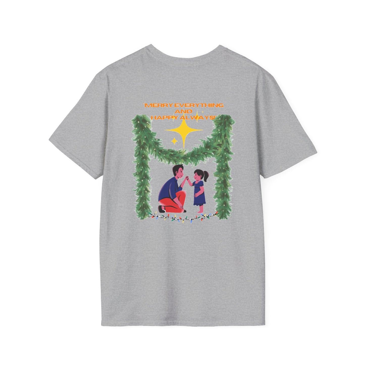 "Festive Christmas Unisex Softstyle T-Shirt | Exclusive Artify Design Holiday Apparel"