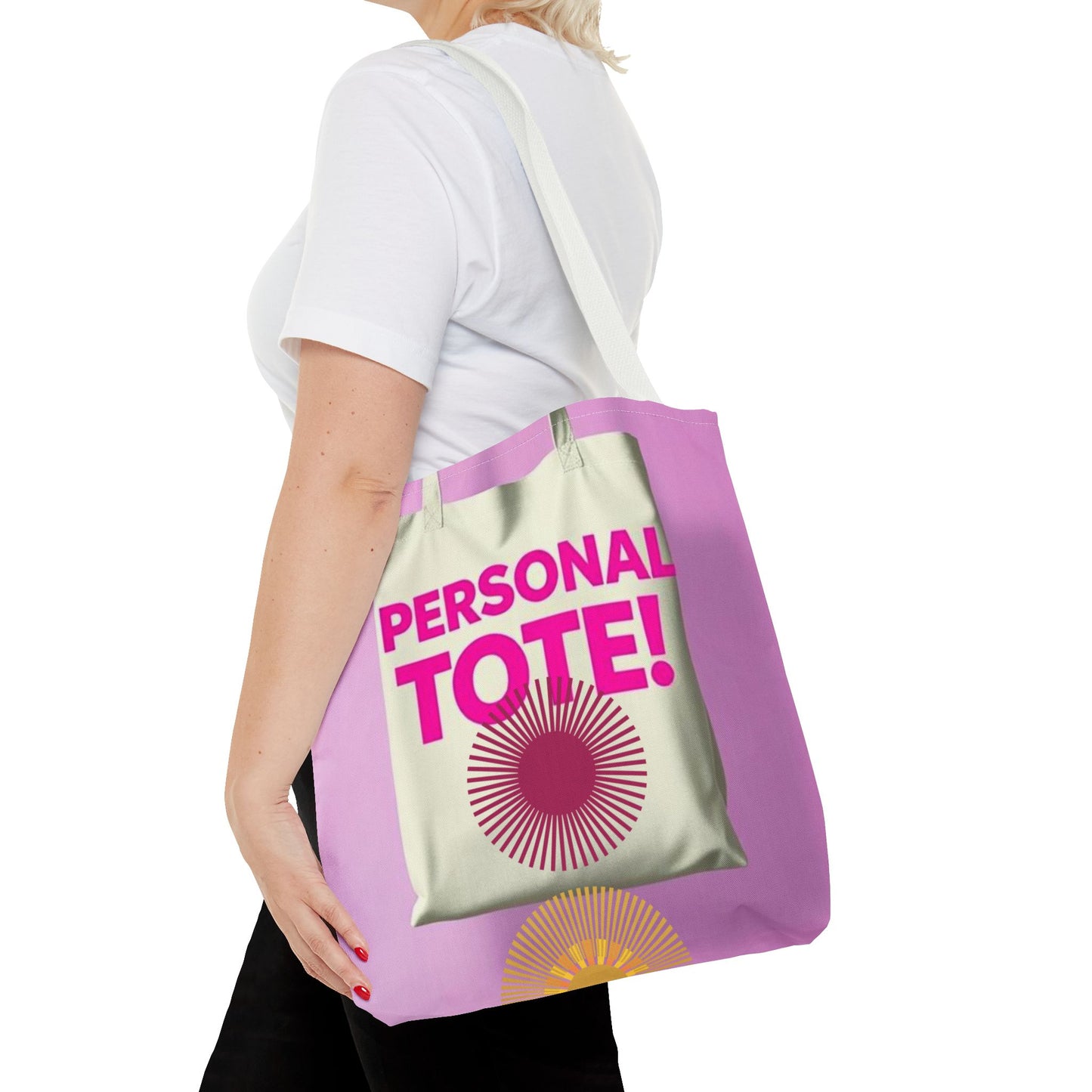 Personal Tote Bag - Vibrant & Fun Large Carry-All for Everyday Use