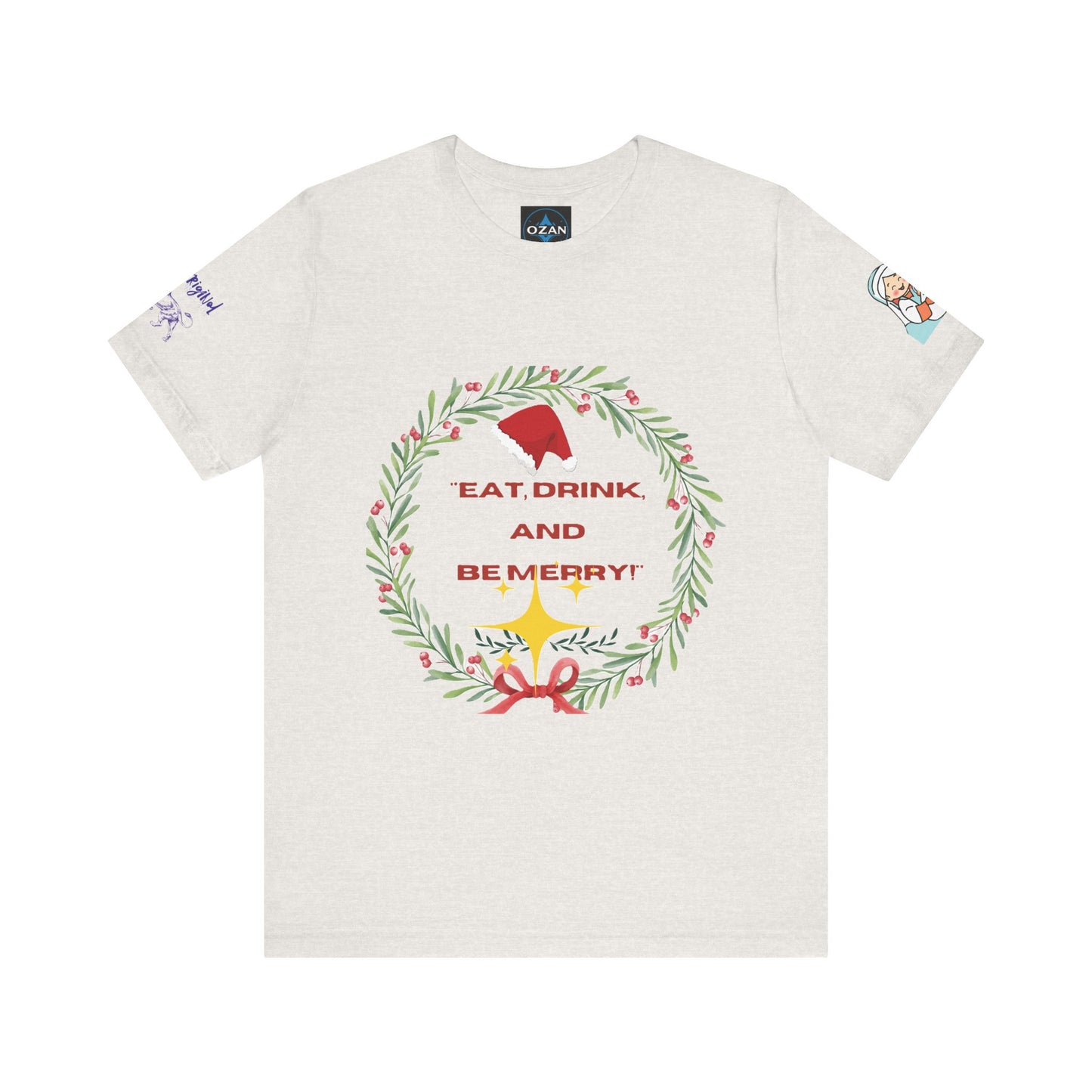 Merry Christmas Unisex Tee | Unique Graphic for Holiday by Artify Wear,  OZAN Digital