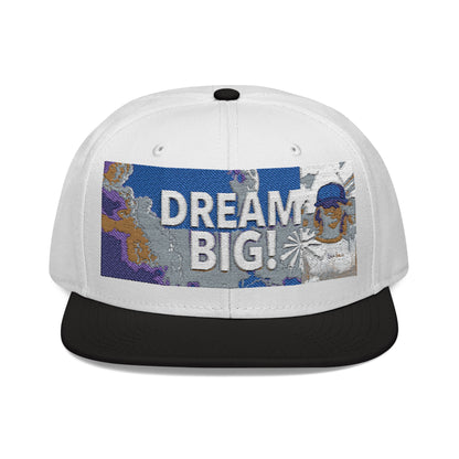 Embroidered Dream Big Snapback Hat - Stylish Cap for Dreamers