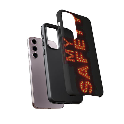 Vibrant Phone Case: 'MY SAFETY' Design for Protection and Style