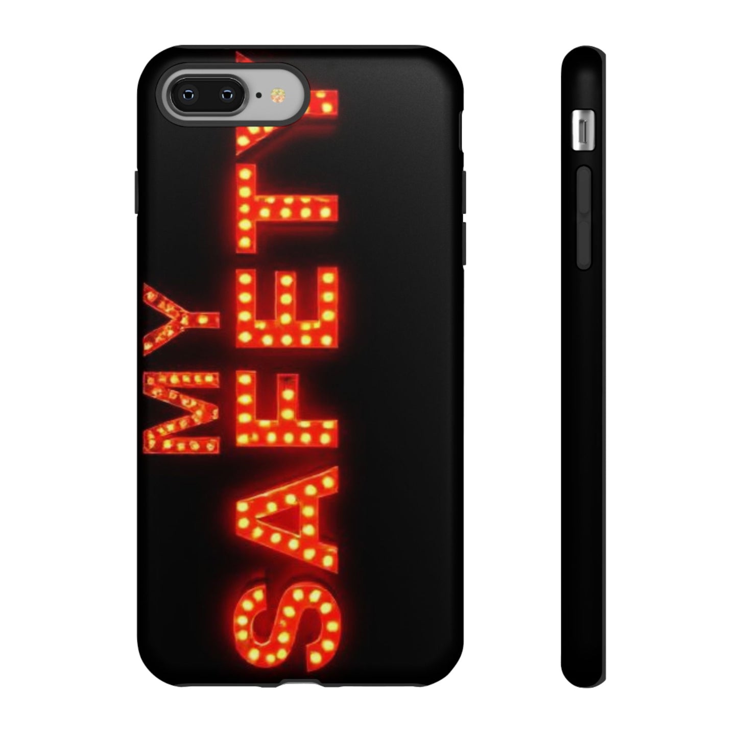 Vibrant Phone Case: 'MY SAFETY' Design for Protection and Style