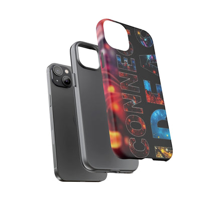 Vibrant Phone Case: 'CONNECT IDEAS' Design for Protection and Style