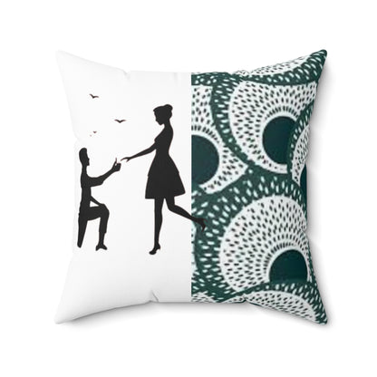 Funny Pillow: Spun Polyester Square Pillow