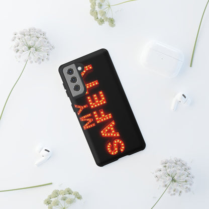 Vibrant Phone Case: 'MY SAFETY' Design for Protection and Style