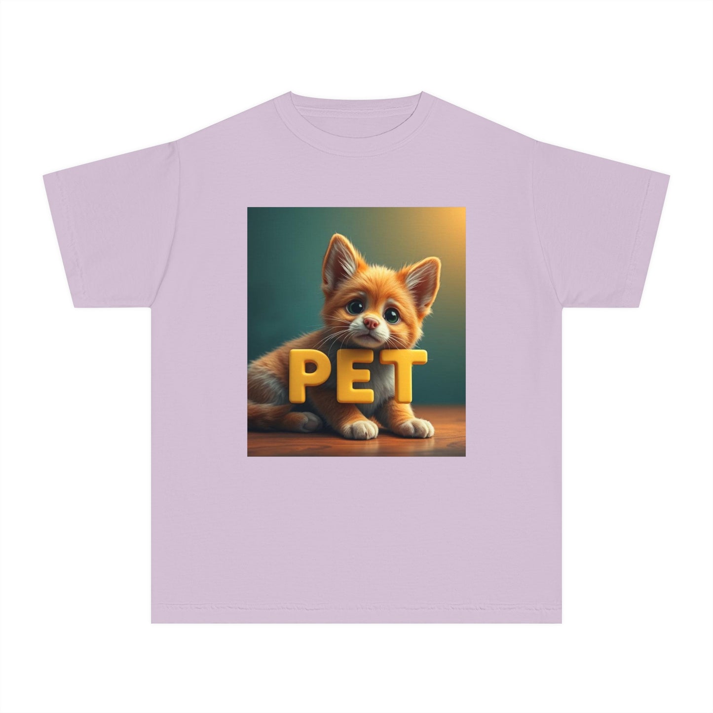 Youth Midweight Tee - "PET" and "SHARE LOVE" Design - Perfect for Pet Lovers and Everyday Joy