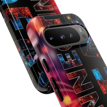 Vibrant Phone Case: 'CONNECT IDEAS' Design for Protection and Style