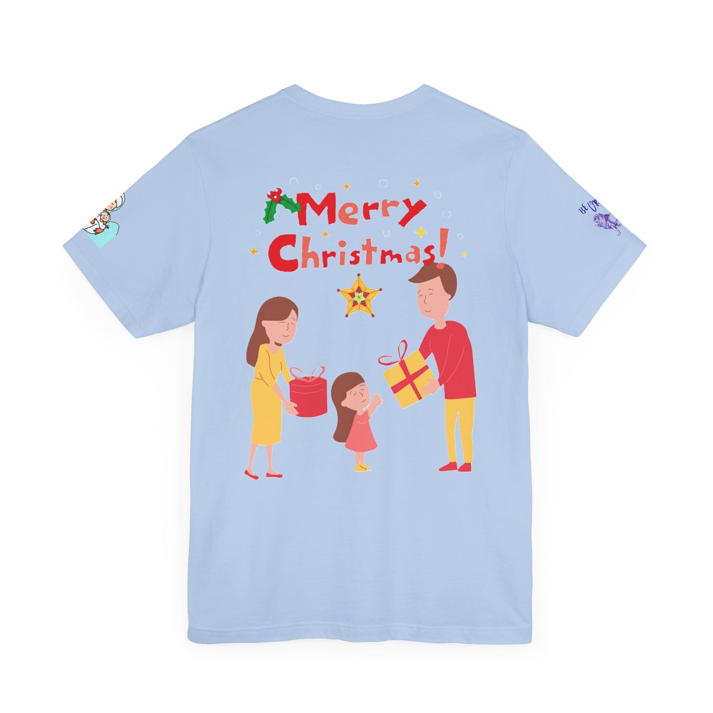 Merry Christmas Unisex Tee | Unique Graphic for Holiday by Artify Wear, OZAN Digital