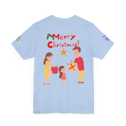 Merry Christmas Unisex Tee | Unique Graphic for Holiday by Artify Wear, OZAN Digital