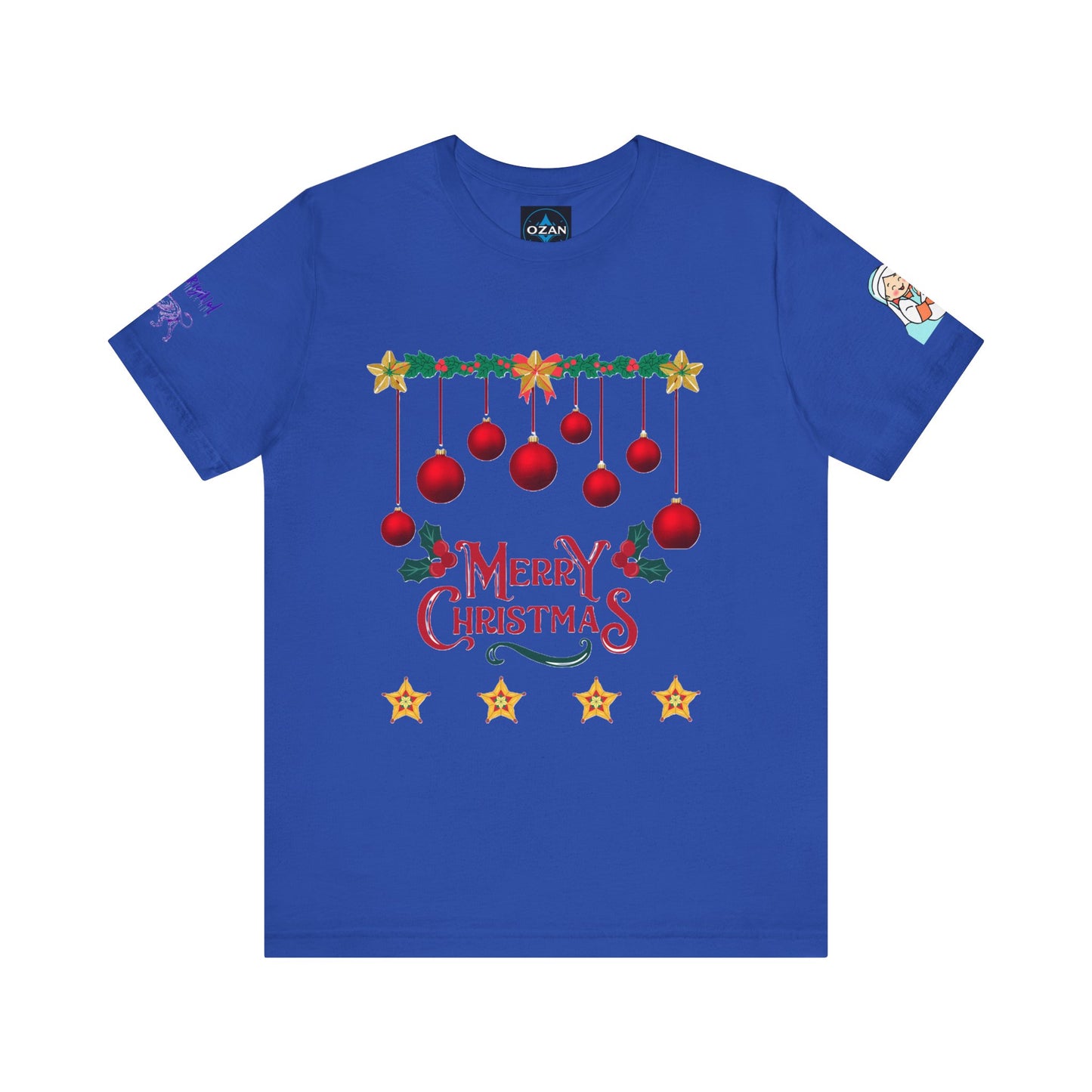 Merry Christmas Unisex Tee | Unique Graphic for Holiday by Artify Wear, OZAN Digital