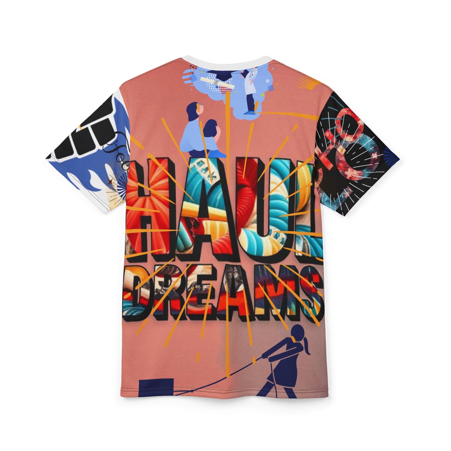 Unisex Cut & Sew Tee - 'MY STYLE' Graphic | Bold & Colorful Fashion Statement for Trendsetters