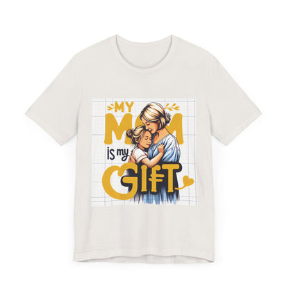 Graphic Jersey T-Shirt | My Mom is My Gift | Thank You God