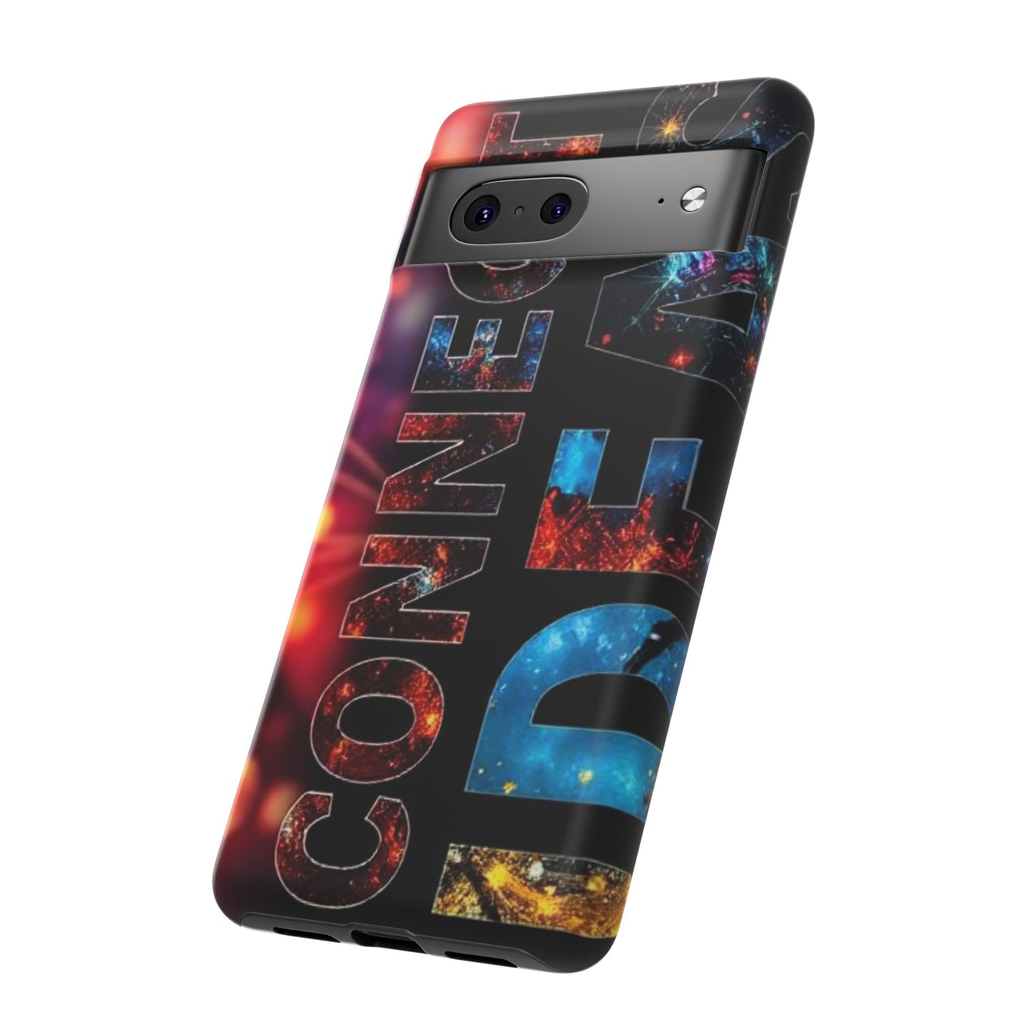 Vibrant Phone Case: 'CONNECT IDEAS' Design for Protection and Style