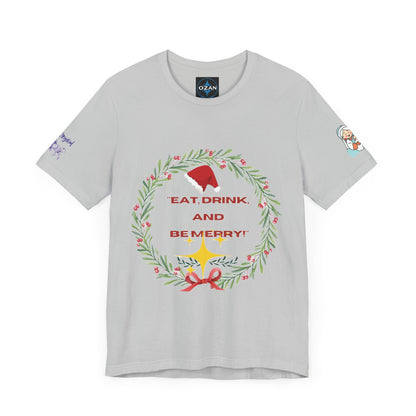 Merry Christmas Unisex Tee | Unique Graphic for Holiday by Artify Wear,  OZAN Digital