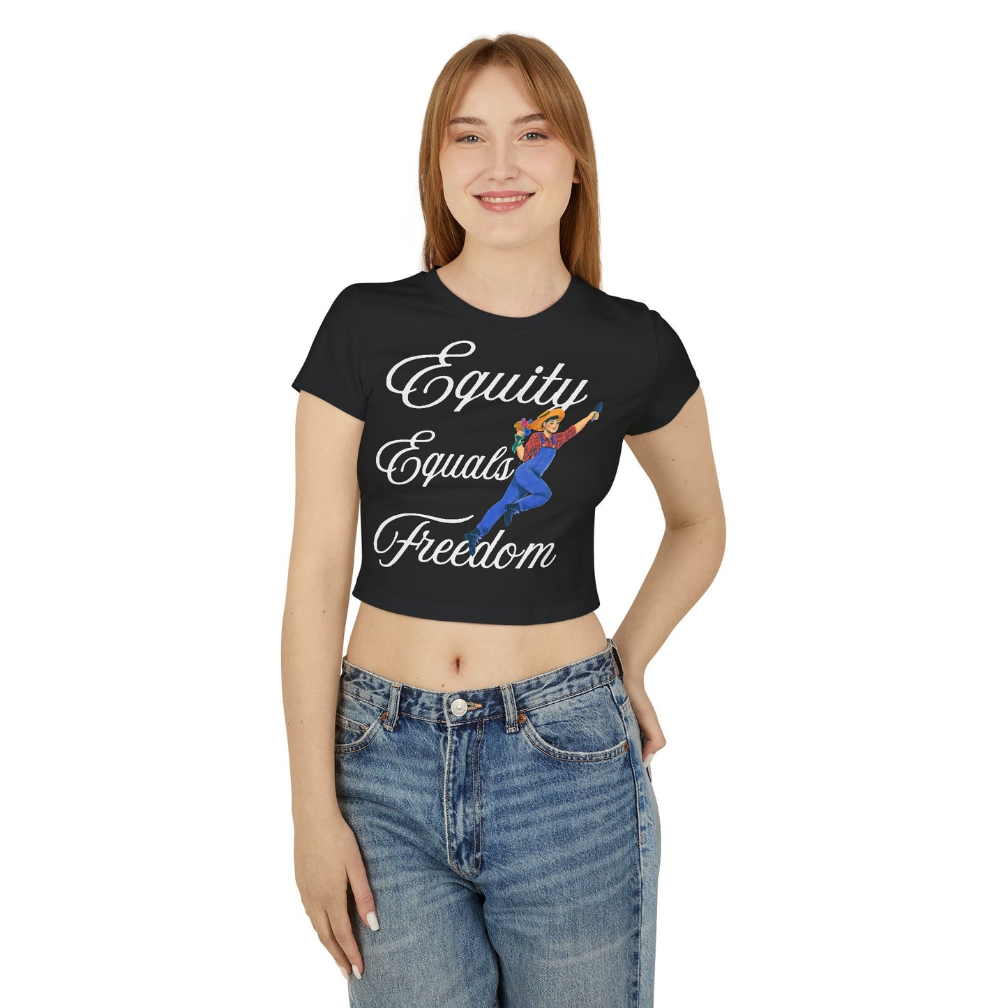 Stylish Women's Baby Tee | Soft Fitted Cropped T-Shirt for Casual Wear